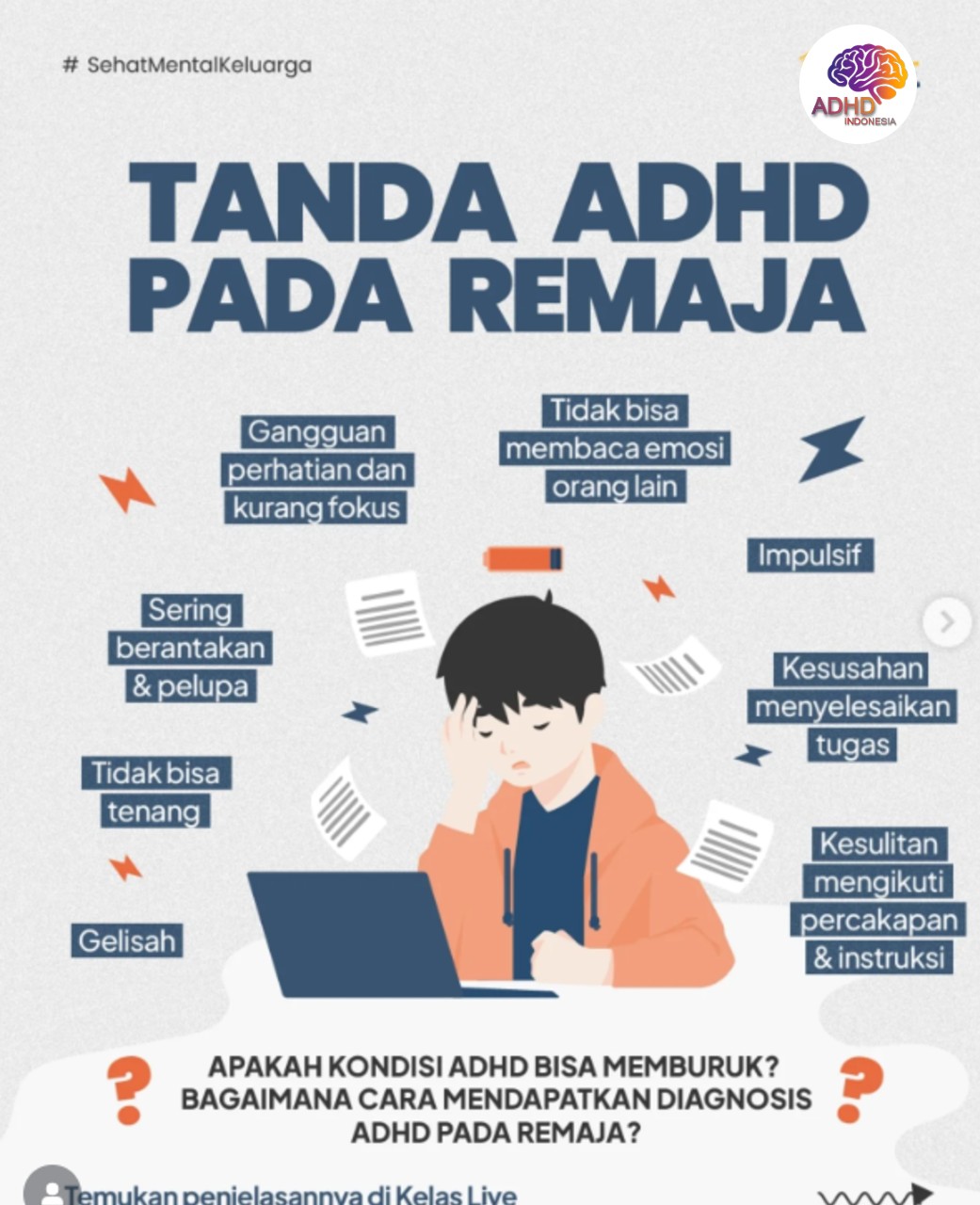 Screening ADHD Non-Diagnostik: Edukasi Awal bagi Orang Tua di Kota Bau-Bau